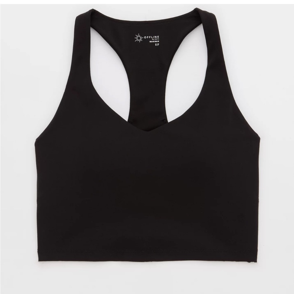 Aerie Black Racerback Tank Top